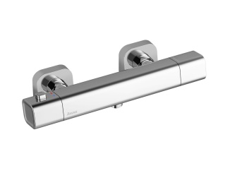 Vodovodné batérie –  Ravak TD 033.00CR Termostatická sprchová nástěnná baterie bez sprchového setu, chrom