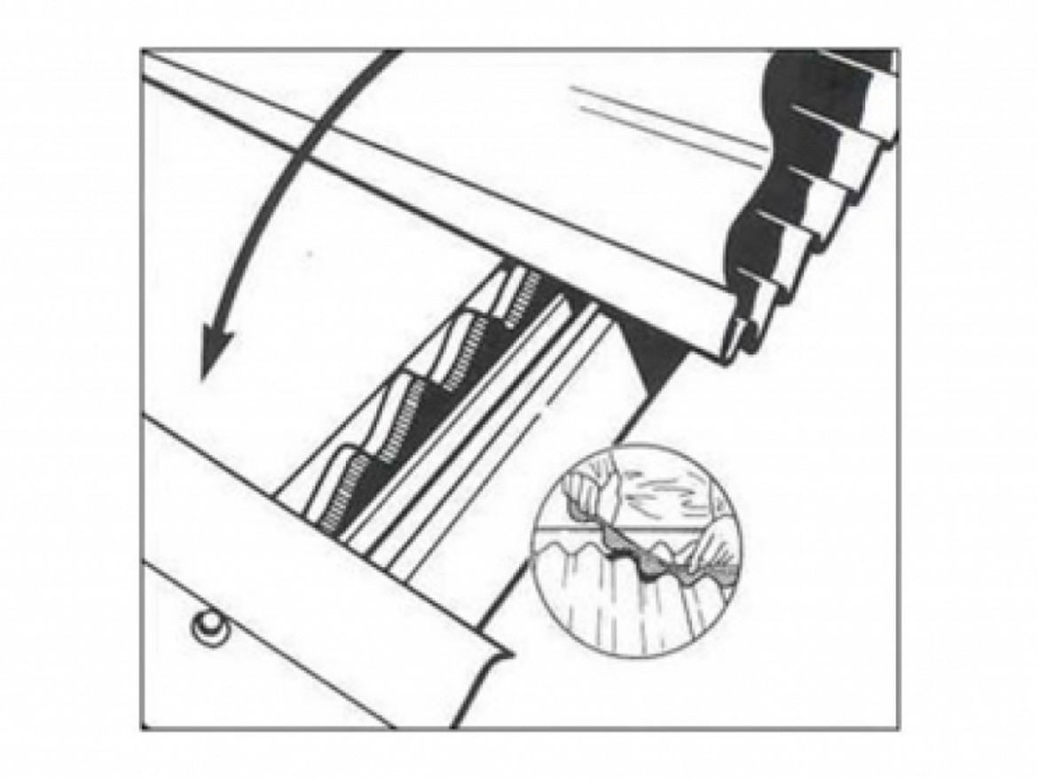 Těsnící lišta Onduline Vlnová