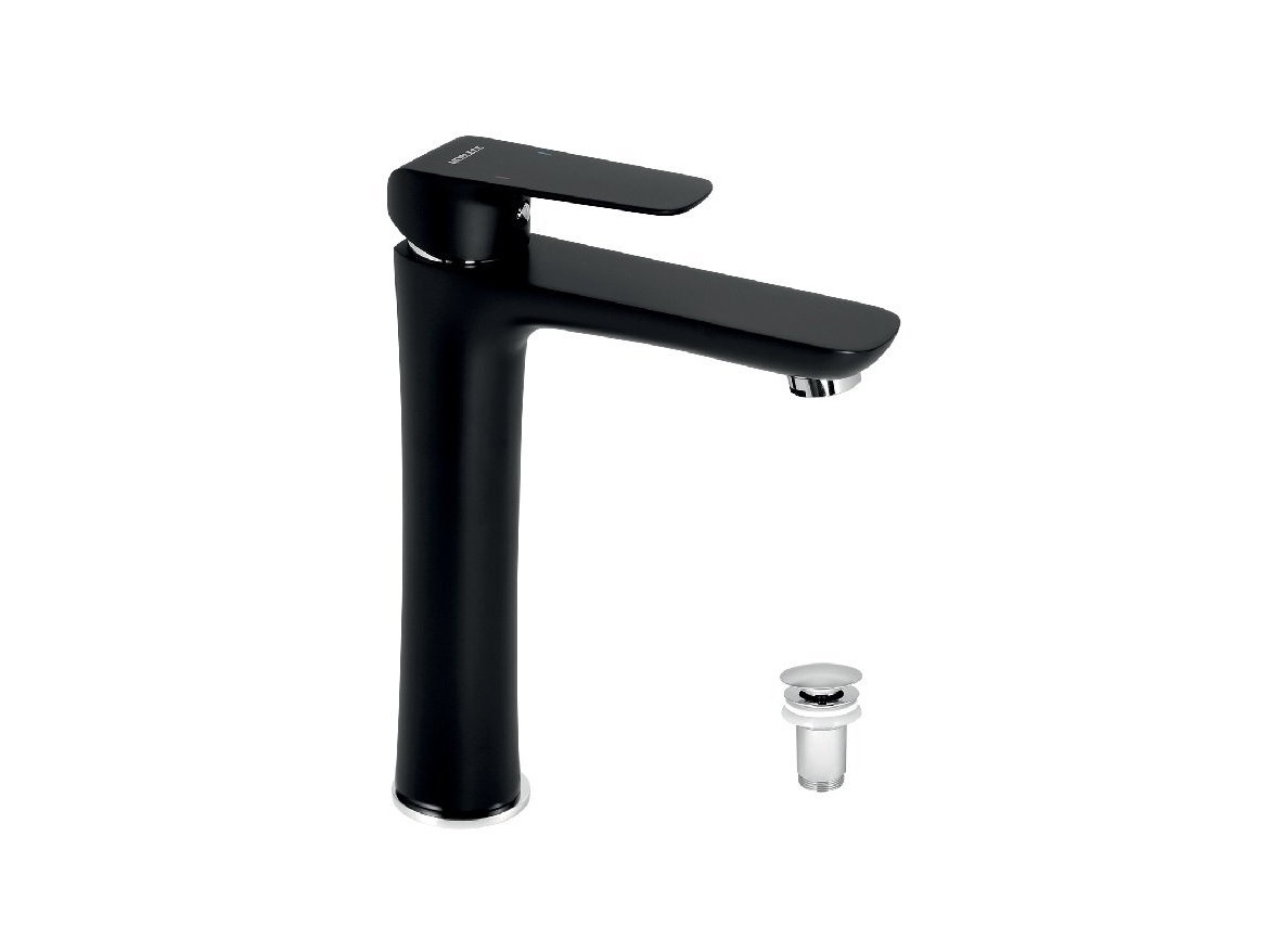 Novaservis Umyvadlová baterie Nobless Tina, černá/mat, stojánková, s výpustí,  38503,5