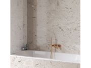 Ravak EL 065.60RGB.O2.RB07D.+S Podomítková baterie 2cestná bez tělesa, se sprchovým setem, Rose Gold Brushed