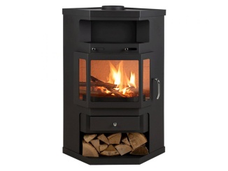 Příslušenství pro Koleno rourové Livin'Flame Smoke antracit, 45°, 150 mm