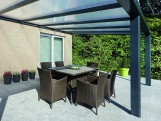 Hliníková pergola CLIMALUX antracit Skylux Pergola Climalux