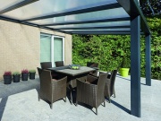 Hliníková pergola CLIMALUX antracit Skylux Pergola Climalux