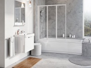 Ravak VS3 100, satin+rain