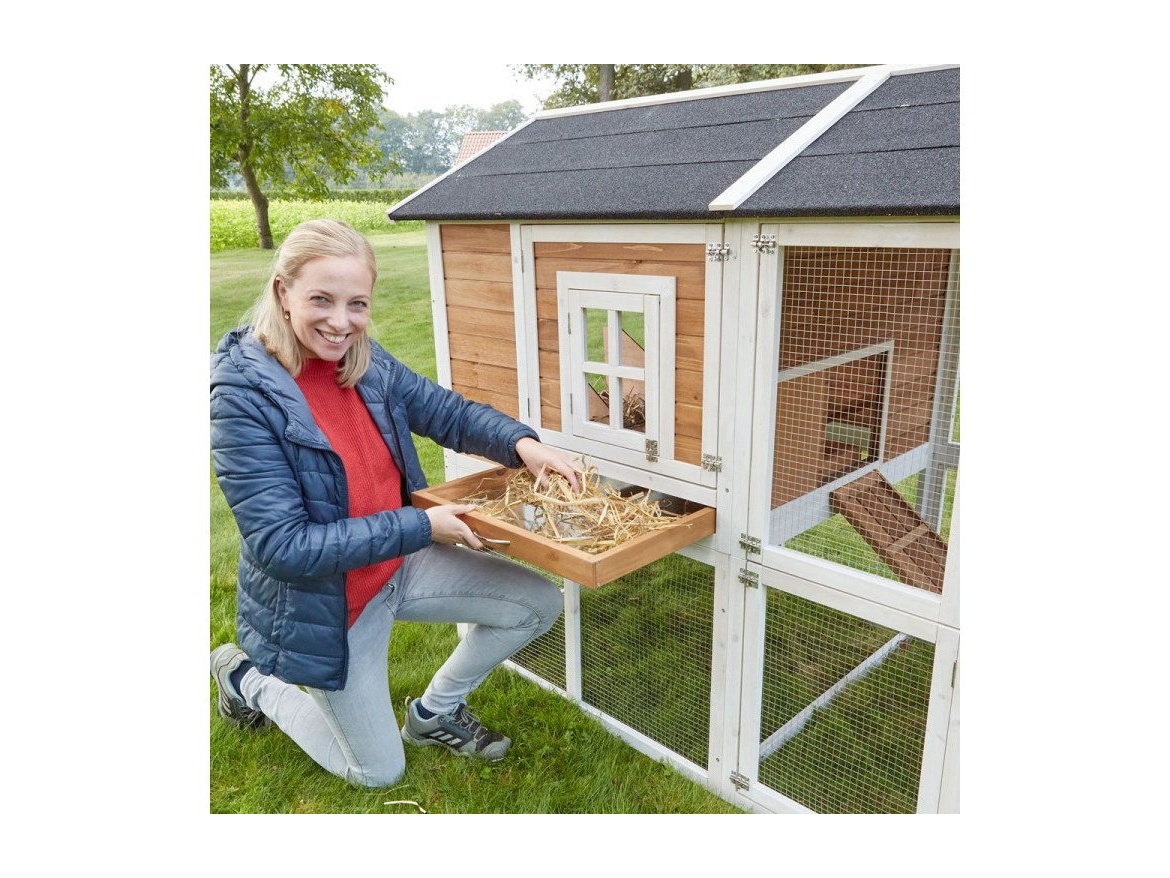 Kurník Scobax Dřevěný kurník IZMIR, 2000x1200x900 mm