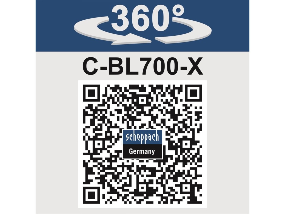 Aku 20 V IXES foukač (bez baterie a nabíječky) Scheppach C-BL700-X