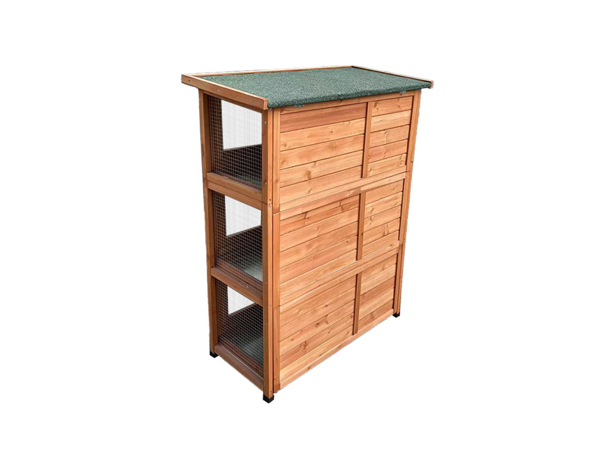 Drevená králikáreň Scobax Nero