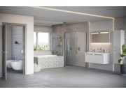 Ravak CPS 100, čierna+transparent