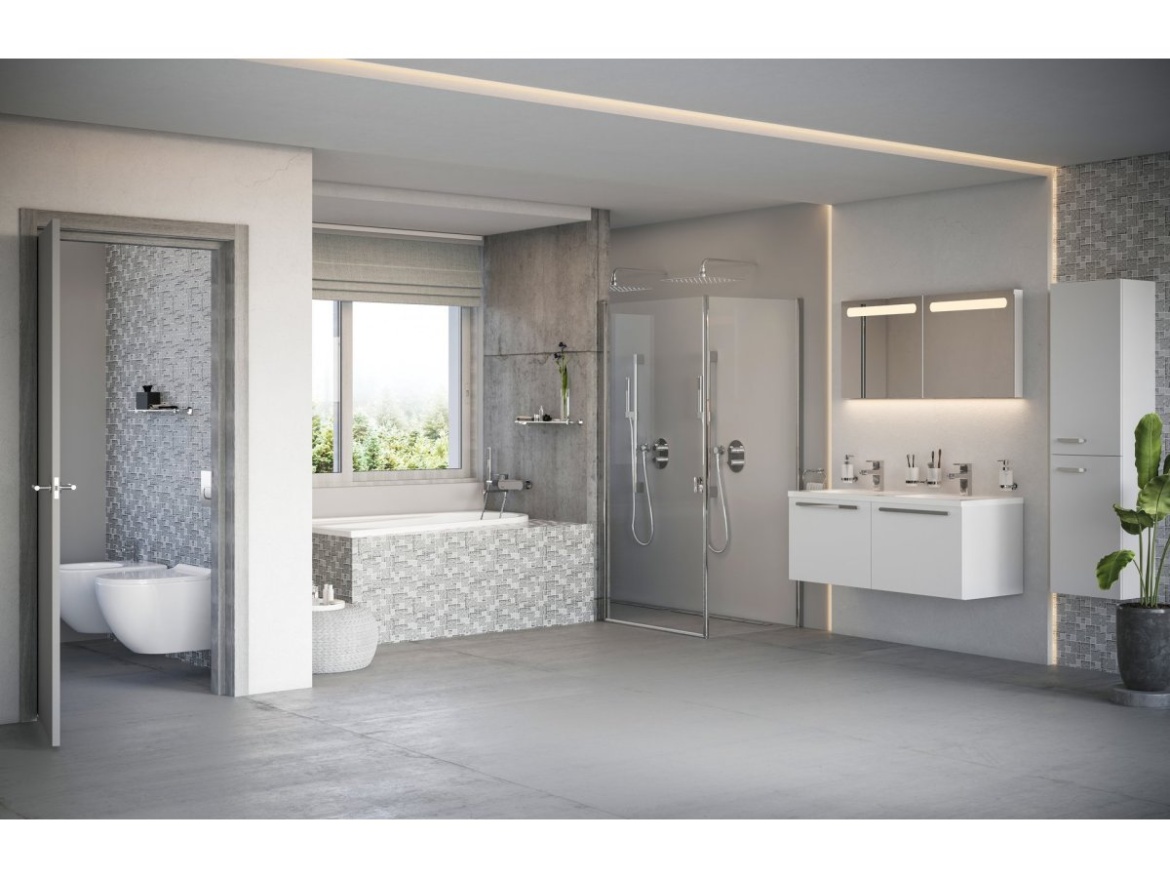 Ravak CPS 90, satin+transparent