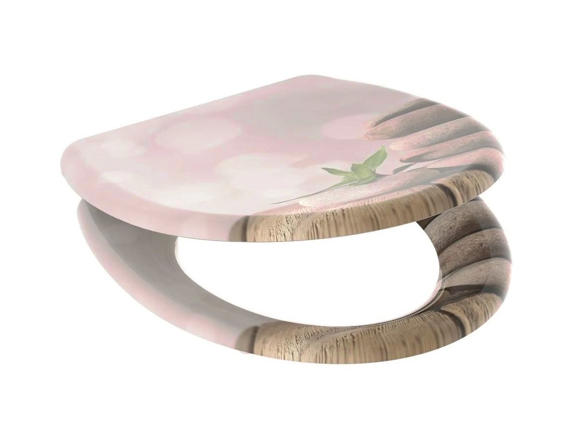 WC sedátka, záchodová prkna Schütte STONE PYRAMID| Duroplast, Soft Close