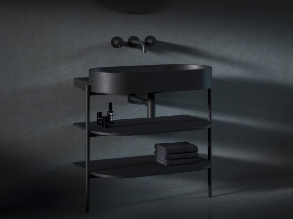 Ravak Umývadlo Yard 80, s otvorom pre batériu, bez prepadu, biela matná