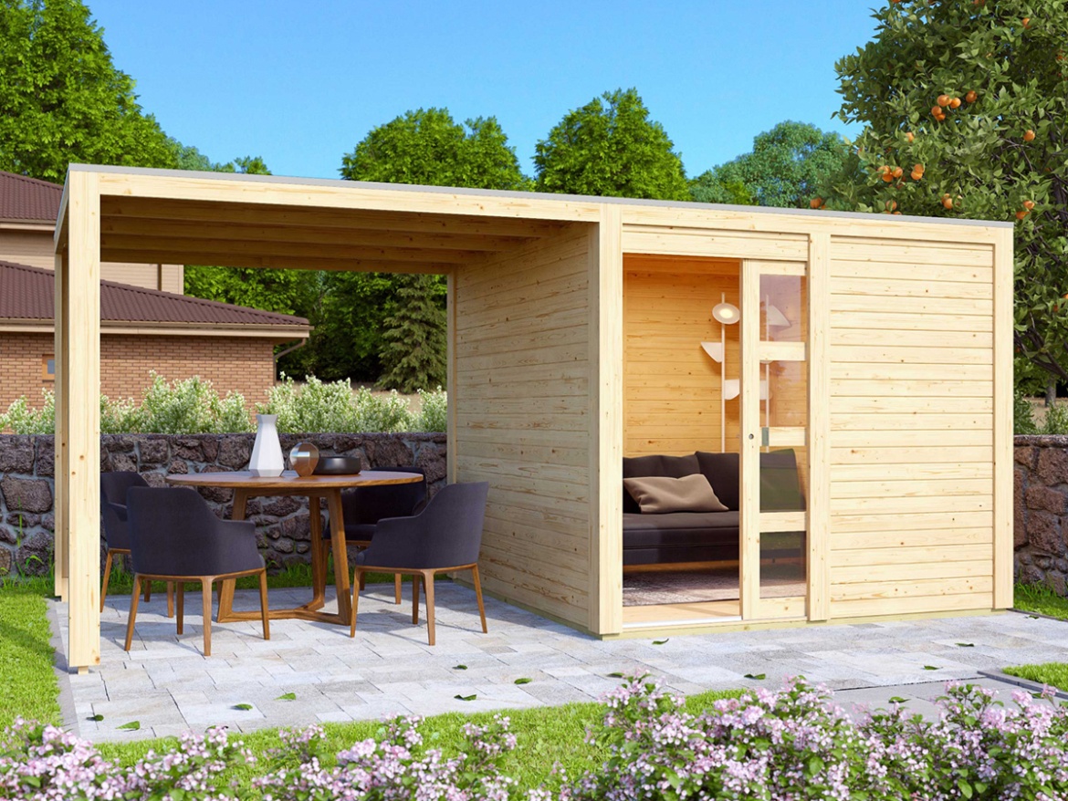 Domček Karibu Qubic Side