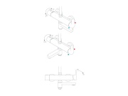 Ravak DS 092.00CR Sprchový stĺp netermostatický, posuvný, s výtokom a sprchovým setom, chróm