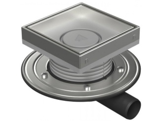 Vpusti Chudej –  Chuděj PVBU 40 (snížená, univerzální) 150 x 150 mm, oceľ, Ceramics, K3, ano