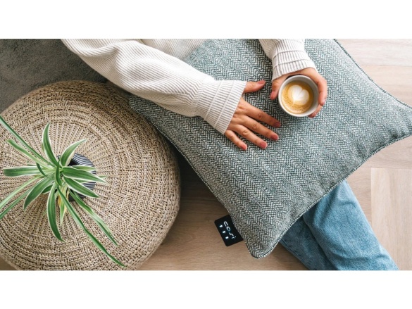 COSI Cosi vyhřívací polštář na baterii Comfort zelený 50x50cm