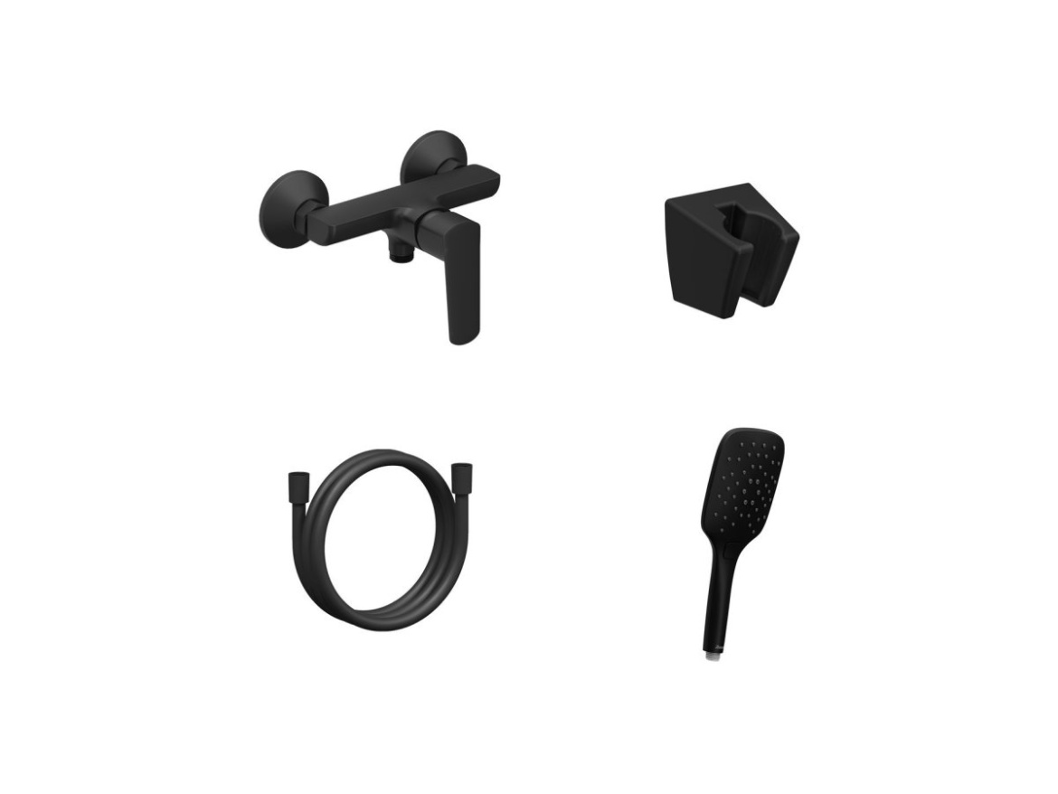 Ravak LF 032.00CR.+S Sprchová nástenná batéria so sprchovým setom, chróm