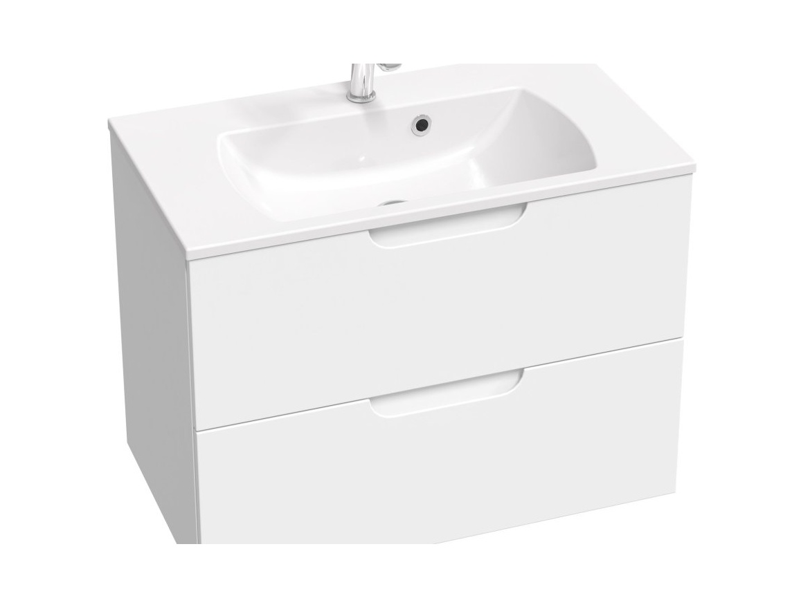 Ravak Umývadlo Classic Slim 60, s otvorom pre batériu, s prepadom