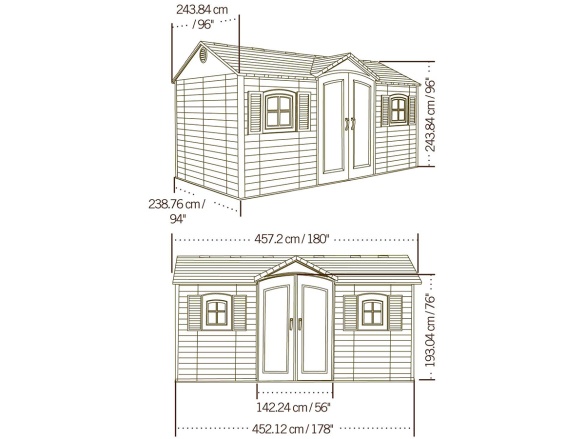 Domek Lifetime Garten Villa