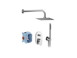 Rejtett –  Ravak CR II 090.01CR Sprchový podomietkový set, chróm