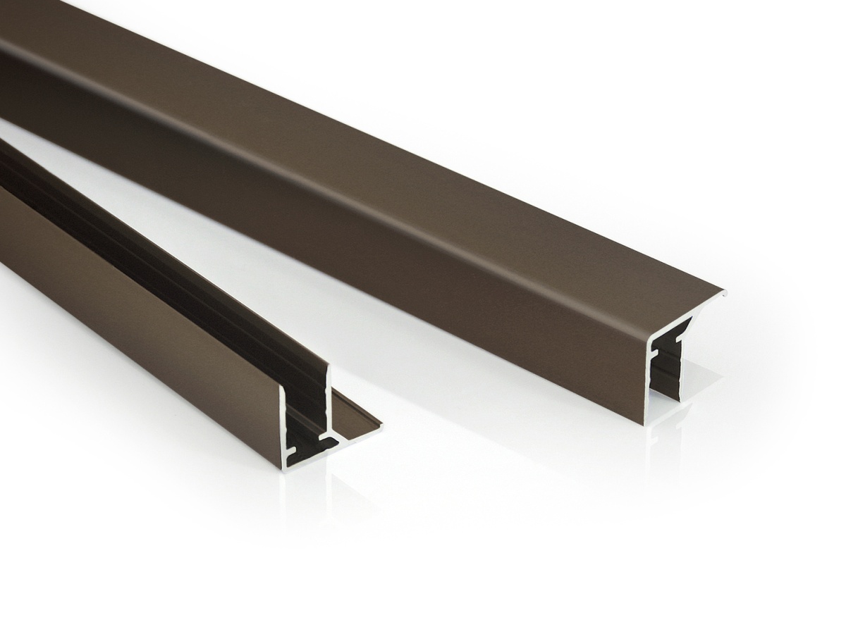 U profil s okapnicí Alu ELOX 10 mm T-plastics