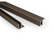 U profil s okapnicí Alu ELOX 10 mm T-plastics