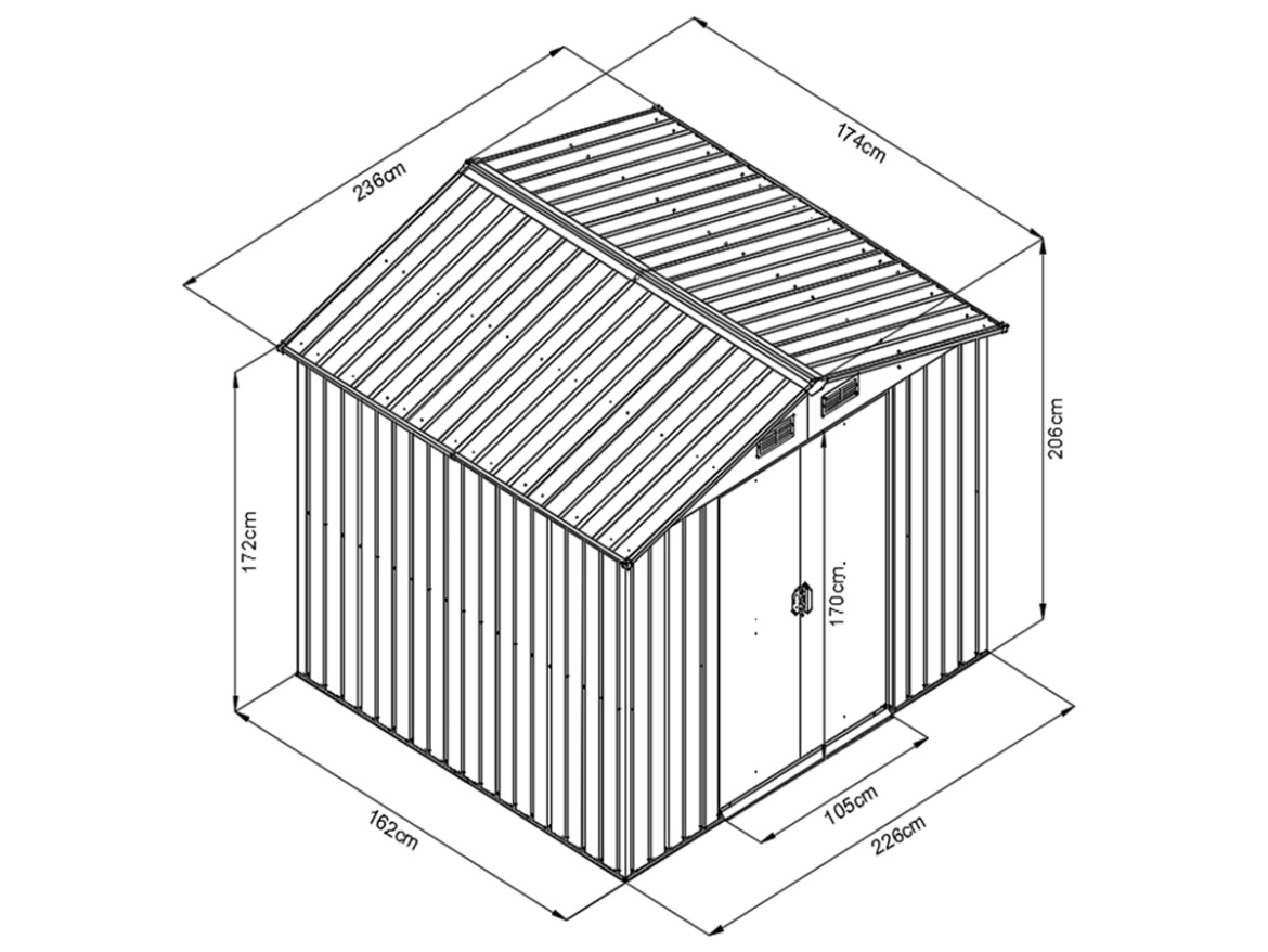 Zahradní domek Maxtore