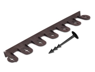 Kertek –  Bradas Skrytá zahradní obruba PALISGARDEN Bradas- 3 m hnědá