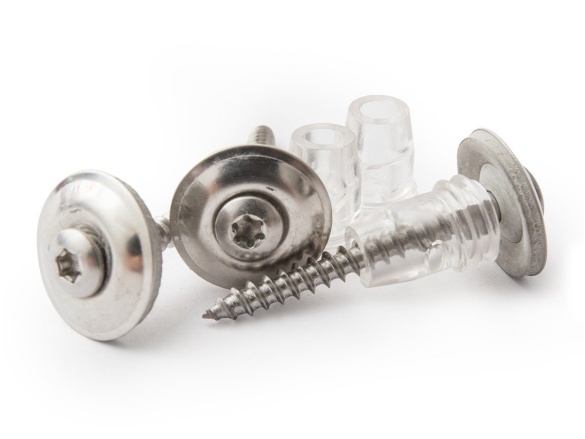 Nerezový vrut s dištančnou podložkou Salux V2A