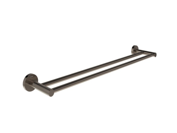 Ravak KN 320.10WHM Držák na ručníky 60 cm, dvojitý, bílá matná