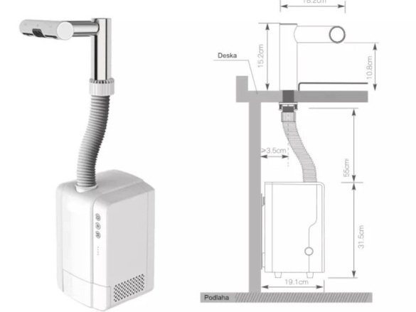 Kézszárítók Jet Dryer AIRTAP 2v1 - kulatá