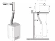 Vysoušeče rukou Jet Dryer AIRTAP 2v1 - kulatá