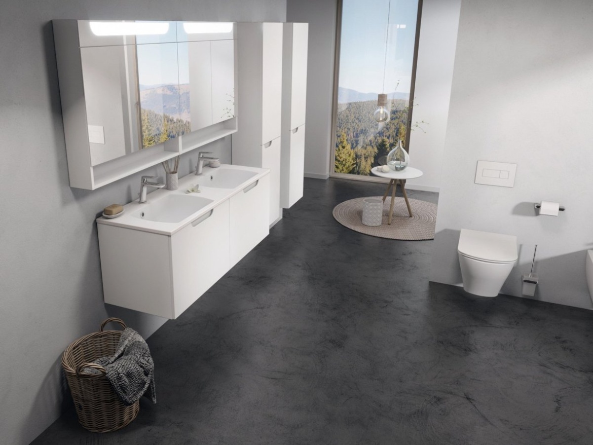 Ravak SD Classic II 130 skříňka pod dvojumyvadlo bílá/bílá