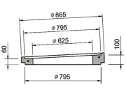 Vyrovnávací prstenec Kasi AR-V (šikmý)