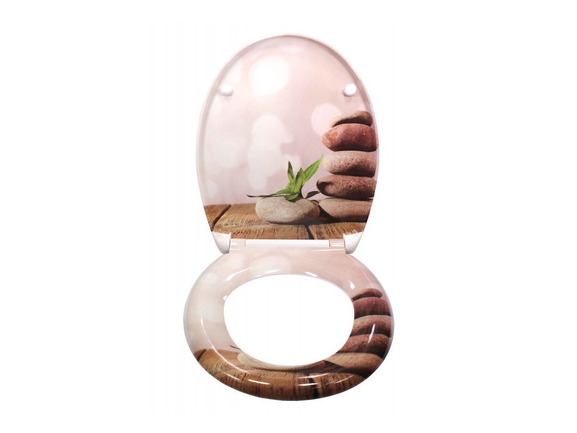 WC sedátka, záchodová prkna Schütte STONE PYRAMID| Duroplast, Soft Close