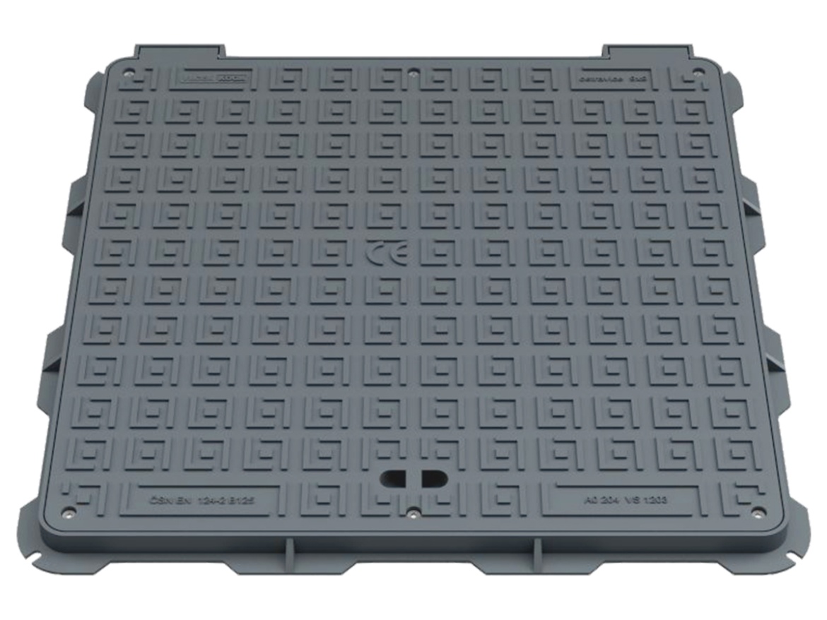 Poklop s rámem, pantem a těsněním Vlček Ostravice