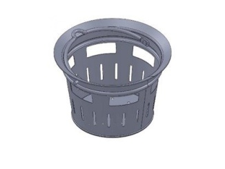 Odvodnění a drenáže –  Scobax Ocelový kalový koš ZN