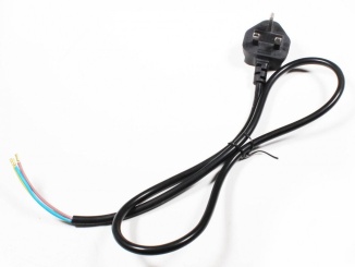 Príslušenstvo –  Jet Dryer Napájecí kabel - UK vidlice BS1363 (Type G) / bez konektoru, pouze kabel 3x 1,25" -černý