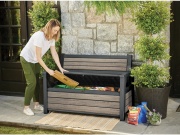 Keter Zahradní lavice Keter Deco Bench 133x61x89 cm - ashwood, jasan