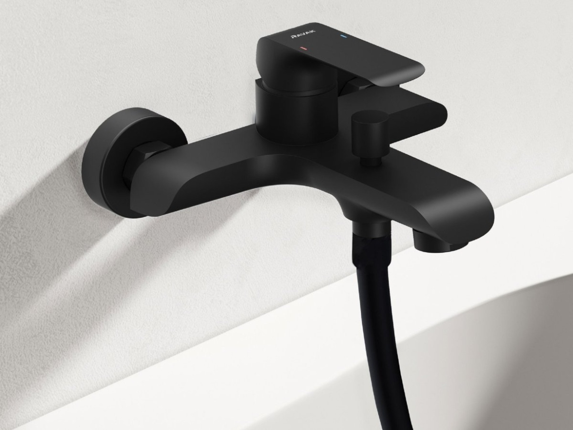 Ravak FL 022.00CR Vaňová nástenná batéria bez sprchového setu, chróm