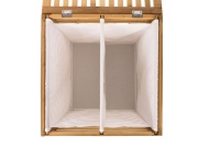 G21 Koš na prádlo  80 l, bambusový