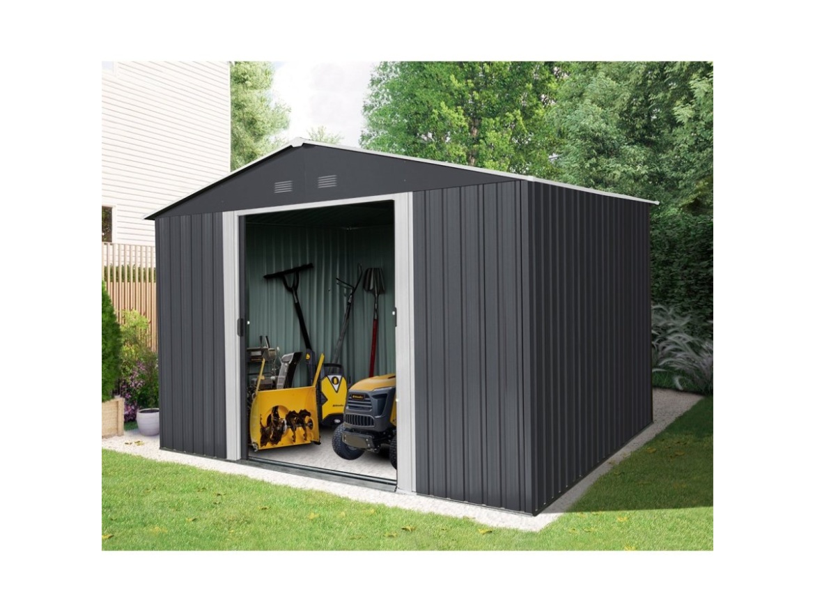 Lemezből készült kerti ház Riwall PRO RMSA 8x10 Anthracite