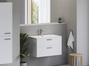 Ravak Umyvadlo Chrome Slim 60 keramické, s otvorem pro baterii, s přepadem, bílá