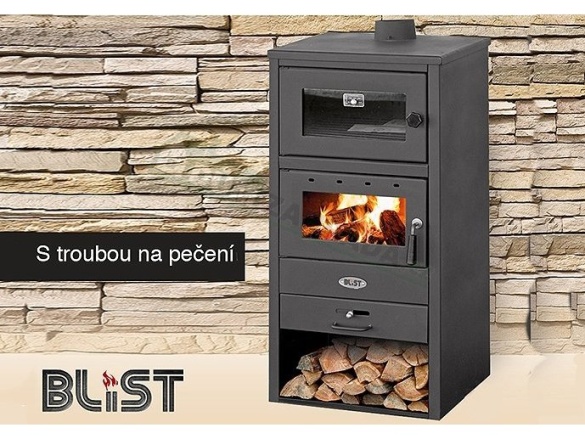 Krbové kachle s rúrou na pečenie Blist BR NAPOLI - 12 kW