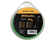 Riwall PRO Žací struna pr. 2mm, délka 40m, čtvercový průřez