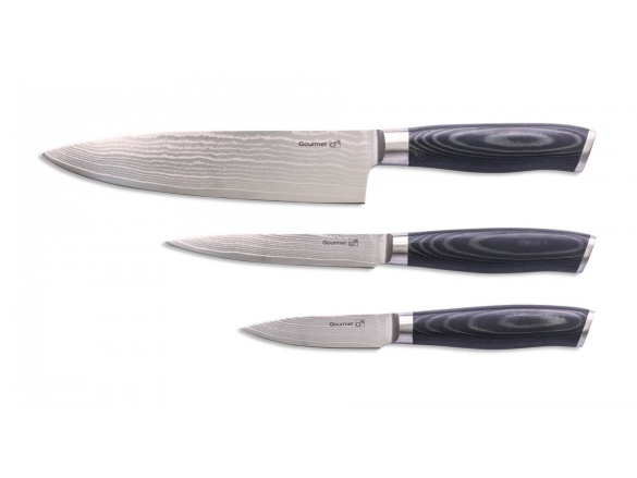 G21 Sada nožů  Gourmet Damascus small box 3 ks