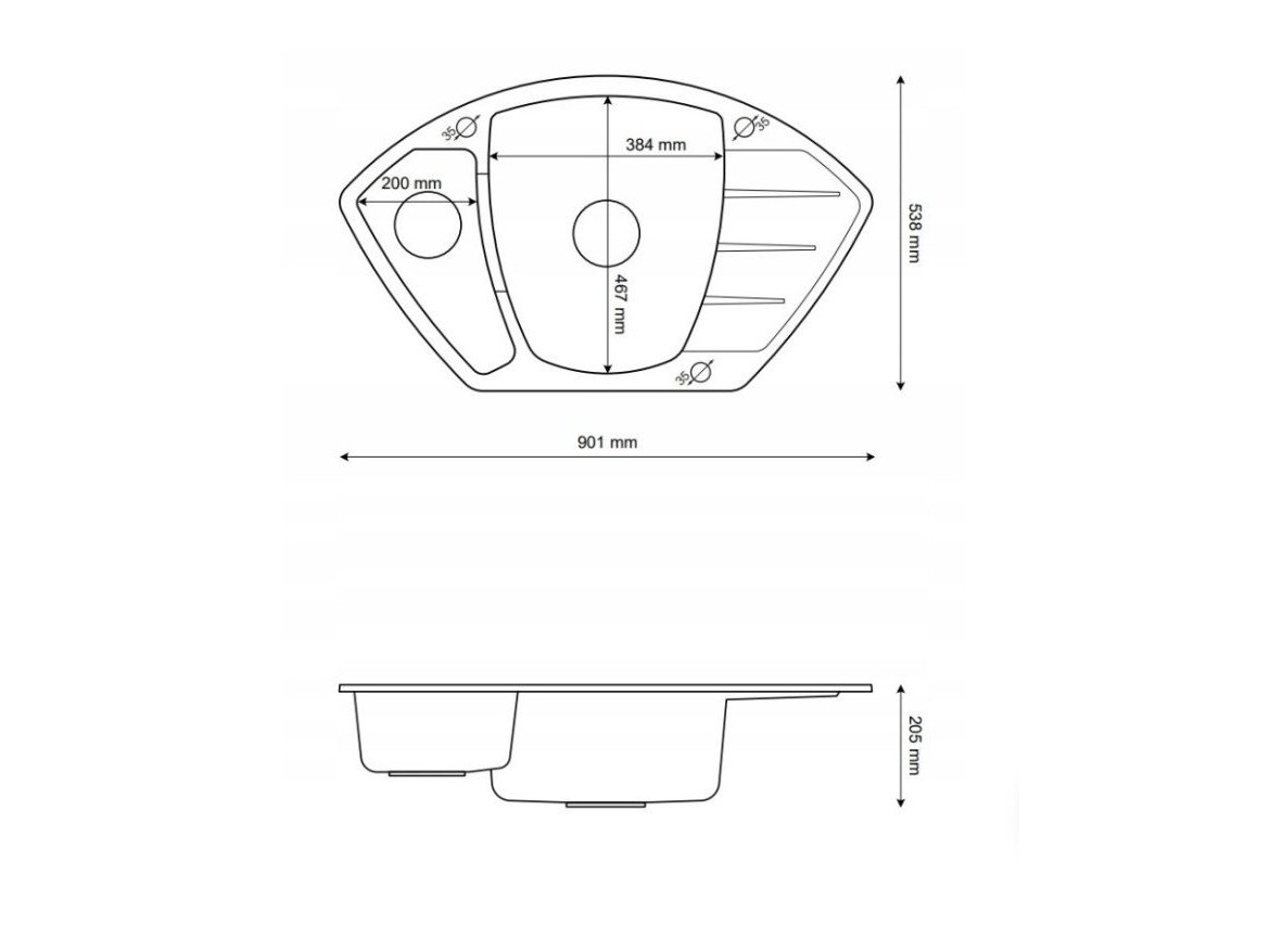 Kuchyňské dřezy Granisil Zamora 910.10R