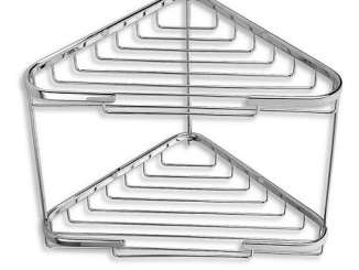 Koupelna a WC – Novaservis Polička dvojitá rohová Metalia Drátěný program, chrom, , 6070,0