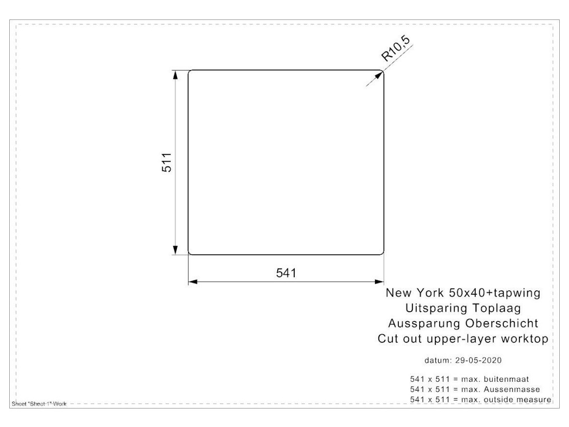 Kuchyňské dřezy Reginox New York 500