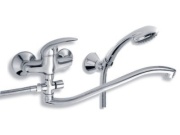 Novaservis Umyvadlová paneláková Metalia 55 100 mm, chrom, nástěnná, s příslušenstvím,  55033,0