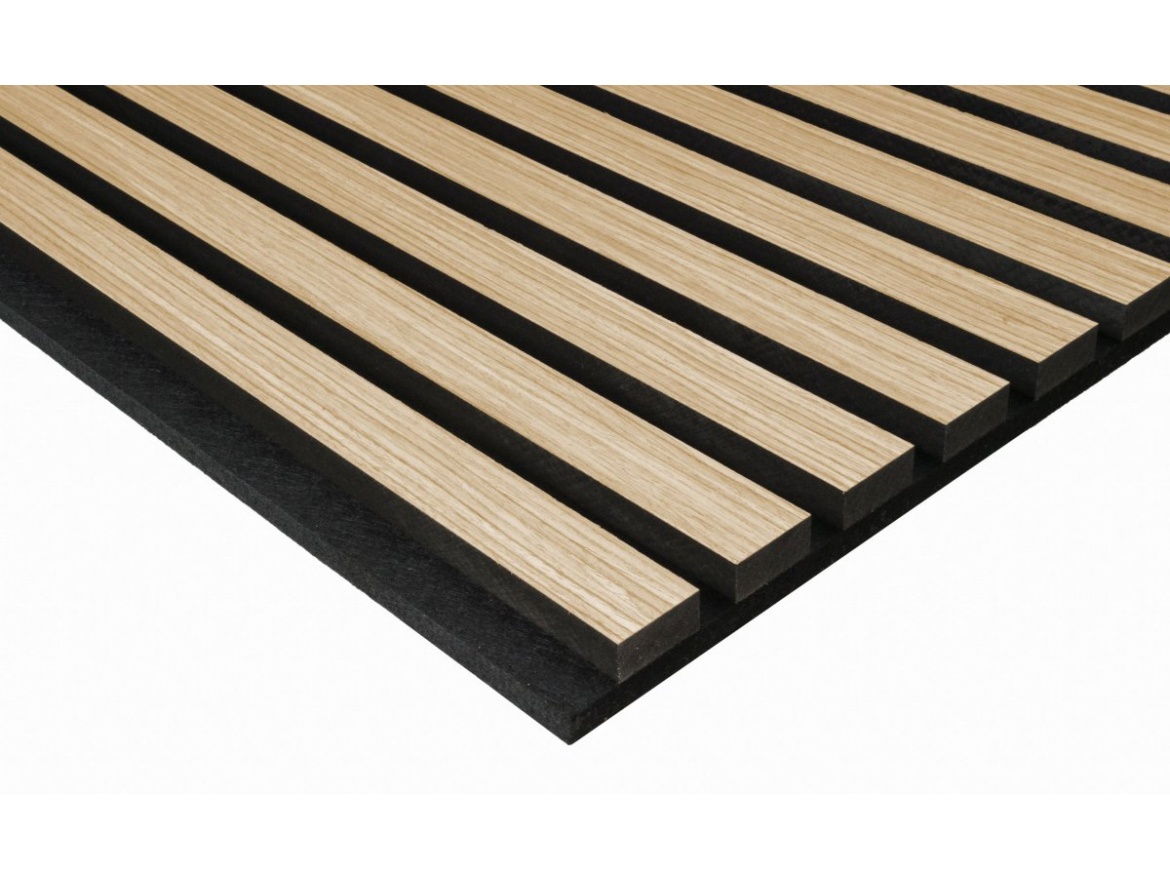 G21 Akustický panel  270x60,5x2,1 cm, přírodní dub